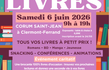 Broc’Livres arrive à Clermont-Ferrand !